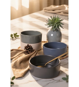 Keramika River Stackable Kase 14 Cm 4 Adet 324-399-627-950