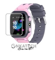 ONKATECH Q500s/2021 Akıllı Çocuk Takip Saati Pembe ekran koruyucu ile birlikte