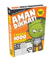 Aman Dikkat! - Zeka Bulmacaları 7 Fasikül - 1000 Bulmaca