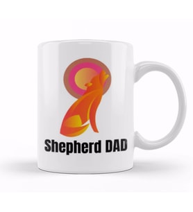 Shepherd Dad Kupa Bardak Porselen