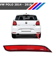 Volkswagen Polo Arka Tampon Reflektörü 2014 Sonrası - Sağ