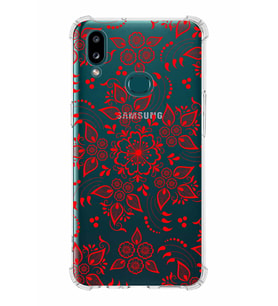 Samsung Galaxy A10s  Köşe Korumalı Antişok Kapak Nostalji Desen Tasarımlı Şeffaf  Kılıf