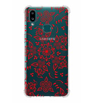 Samsung Galaxy A10s  Köşe Korumalı Antişok Kapak Nostalji Desen Tasarımlı Şeffaf  Kılıf