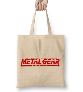 Metal Gear Solid Bez Çanta Uzun Saplı