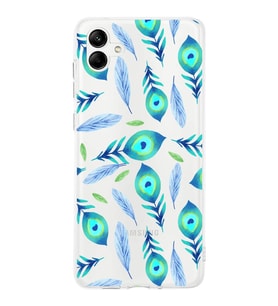 PrintiFy Samsung Galaxy  A16 ile Uyumlu 1mm Slim Fit Nazar Boncuğu 3 Baskılı Şeffaf  Kılıf