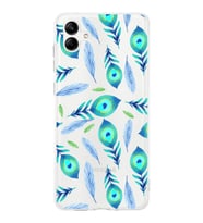 PrintiFy Samsung Galaxy  A16 ile Uyumlu 1mm Slim Fit Nazar Boncuğu 3 Baskılı Şeffaf  Kılıf