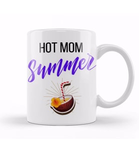 Hot Mom Summer Kupa Bardak Porselen