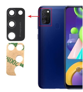 Samsung Galaxy M21 Kamera Lensi Camı SM-M215F