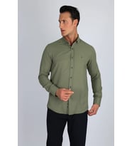 LORENZO MAZZOLİ OXFORD C 800 YEŞİL ERKEK GÖMLEK