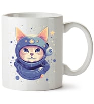 Kedi Baskılı Porselen Kupa Bardak