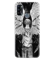Infinix Hot 9 Play Kılıf Resimli Desenli Silikon Platinium Series Angel 1883