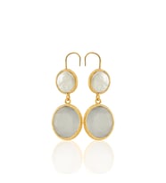 Kadir Jewellery 22 Ayar Altın Kaplama Kadın İnci Küpe -El İşçiliği Ve Hipoalerjenik Küpe