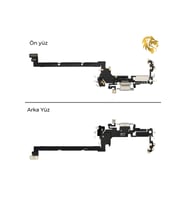 Uyumlu İphone 17 Pro Şarj bordu (Gümüş), şarj filmi fleksi, şarj soketi c/c flex, şarj bordu mikrofonu soket Charging Board Şarj bordu şarj film kablo