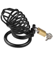 Bonilove Metal Chastity Cage Fetiş Kilitli Penis Kafesi