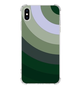 Apple iPhone XS Uyumlu Köşe Korumalı Antişok  Kapak Renk Cümbüşü Tasarımlı Şeffaf Silikon Kılıf