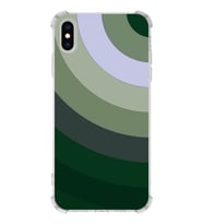 Apple iPhone XS Uyumlu Köşe Korumalı Antişok  Kapak Renk Cümbüşü Tasarımlı Şeffaf Silikon Kılıf