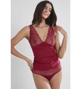 Kadın Dantelli Penye Atlet Külot / Kaşkorse Set