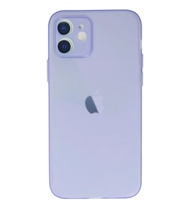 Newface Apple iPhone 12 Kılıf Puma Silikon - Mor