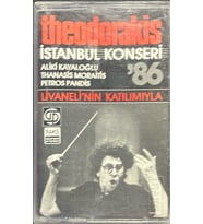 (Plak Değildir KASET tir) Kaset Theodorakis İstanbul Konseri Livaneli'nin Katılımıyla Kaset
