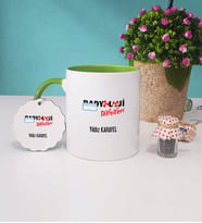 Radyoloji Teknikeri Kupa Bardak Yeşil ve Anahtarlık