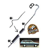 Renault 12 Reno Toros sw 80-88 komple egzoz takımı eksoz seti 4 parça