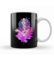 Celestial Anime Galactic Princess Manga Girl Goth Kupa Bardak Porselen