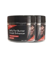 Eelhoe 2li Adet Belly Fatburner Sweat Enh.ancer Erkeklere Özel Vücut Şekillendirici Kremi 100 ml