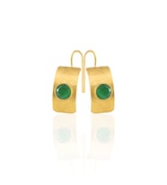 Kadir Jewellery 22 Ayar Altın Kaplama Kadın Minimal Küpe -El İşçiliği Ve Hipoalerjenik Küpe