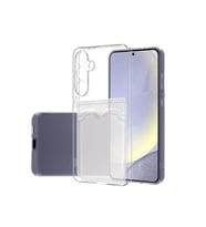 Galaxy S24 FE Kılıf Kart Şeffaf Silikon - Şeffaf