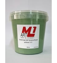 M1 ART Sarmaşık Yeşili Su Bazlı Vernikli Yenileme Boyası 1000.ml-Mobilya,cam,mermer,beyaz eşya,fayans,seramik,parke