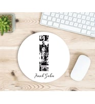 Kişiye Özel Atatürk Resimleri İle Bezenmiş I Harfli İsimli Baskılı Mouse Pad