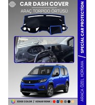 PEUGEOT RİFTER (2018-2025) Torpido Örtüsü Ön Göğüs Koruma Torpido Koruma Tam Uyum Kaymaz Özel Kesim