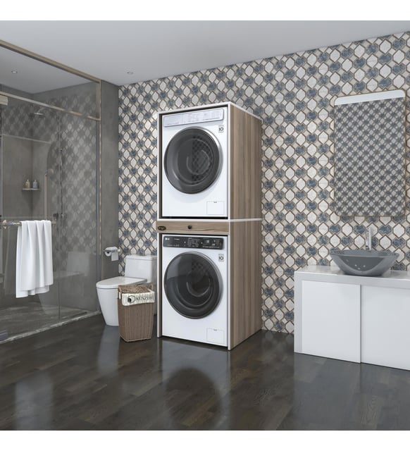 Kenzlife çamaşır-kurutma makinesi dolabı avi senna crd 187*070*60