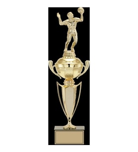 ODAK KUPA - Figürlü Kupalar - Voleybol Erkek Figürlü Kupalar FG-068 B - 44 cm