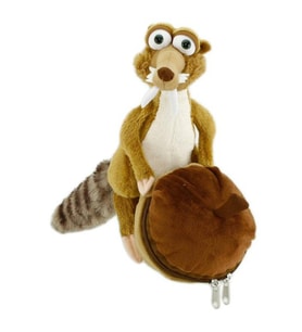 Peluş Ice Age Scrat ve Hediyesi (Çok Renkli)