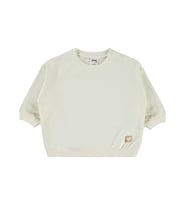 Civil Baby Civil Basic Kalp Etiketli 6-18 Ay Sweatshirt - Lila (Ekru)