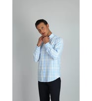 LORENZO MAZZOLİ LM1478 R 551 A.MAVİ ERKEK GÖMLEK (Açık Mavi)