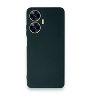 Northcity Realme C55 Kılıf First Silikon - Koyu Yeşil