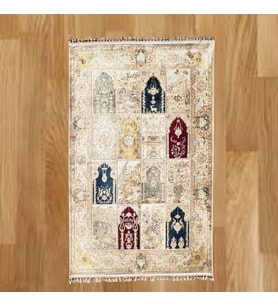 Otantik Karma Desenli 160 X 230 Dijital Baskı Halı