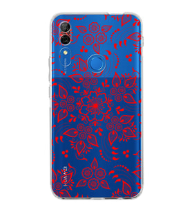 Huawei P Smart z  Kamera korumalı Kapak Nostalji Desen Tasarımlı  Şeffaf Kılıf