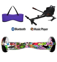 Citymate Elektrikli Kaykay Hoverboard Akıllı Denge 6.5 Inch + HoverKart + Çanta EXTREM PAKET D04