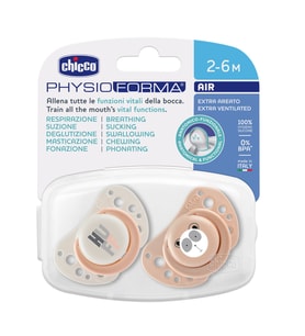 Chicco PhysioForma Air 2'li Silikon Emzik 2-6 Ay Kız
