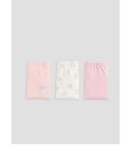 LCW Kids Pembe 3'lü Baskılı Kız Çocuk Boxer