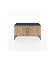 Arges Şifonyer Tek Raflı 2 Kapaklı 88x30x48 Antrasit-Çam