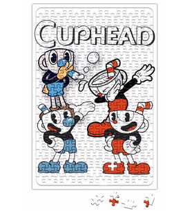 Cuphead Three Puzzle 240 Parça Yapboz