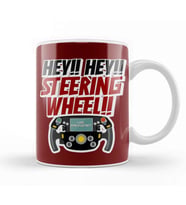 Kimi Raikkonen - Steering Wheel Kupa Bardak Porselen