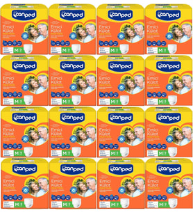 Canped Emici Külot Hasta Bezi M-Orta 144 Adet (16PK*9)