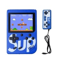 QASUL Sup 400 Oyunlu Mini Atari Gameboy Video Oyun Konsolu sup01-T (Mavi)