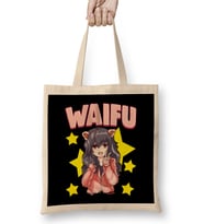 Waifu Anime Girl Japanese Cute Manga Kawaii Senpai Bez Çanta Uzun Saplı