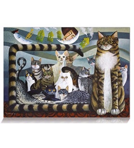 Star Puzzle 500 Parça Kedi Ailesi Puzzle